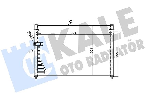 Mazda 626 Klima Kondenseri KALE-RADYATOR
