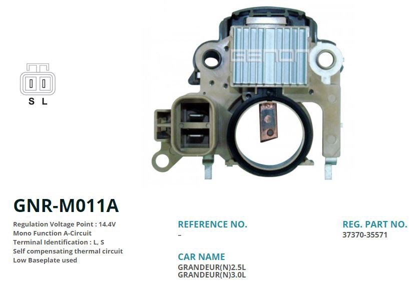 Mazda 626 929 Eski Model Alternatör Konjektörü GENON