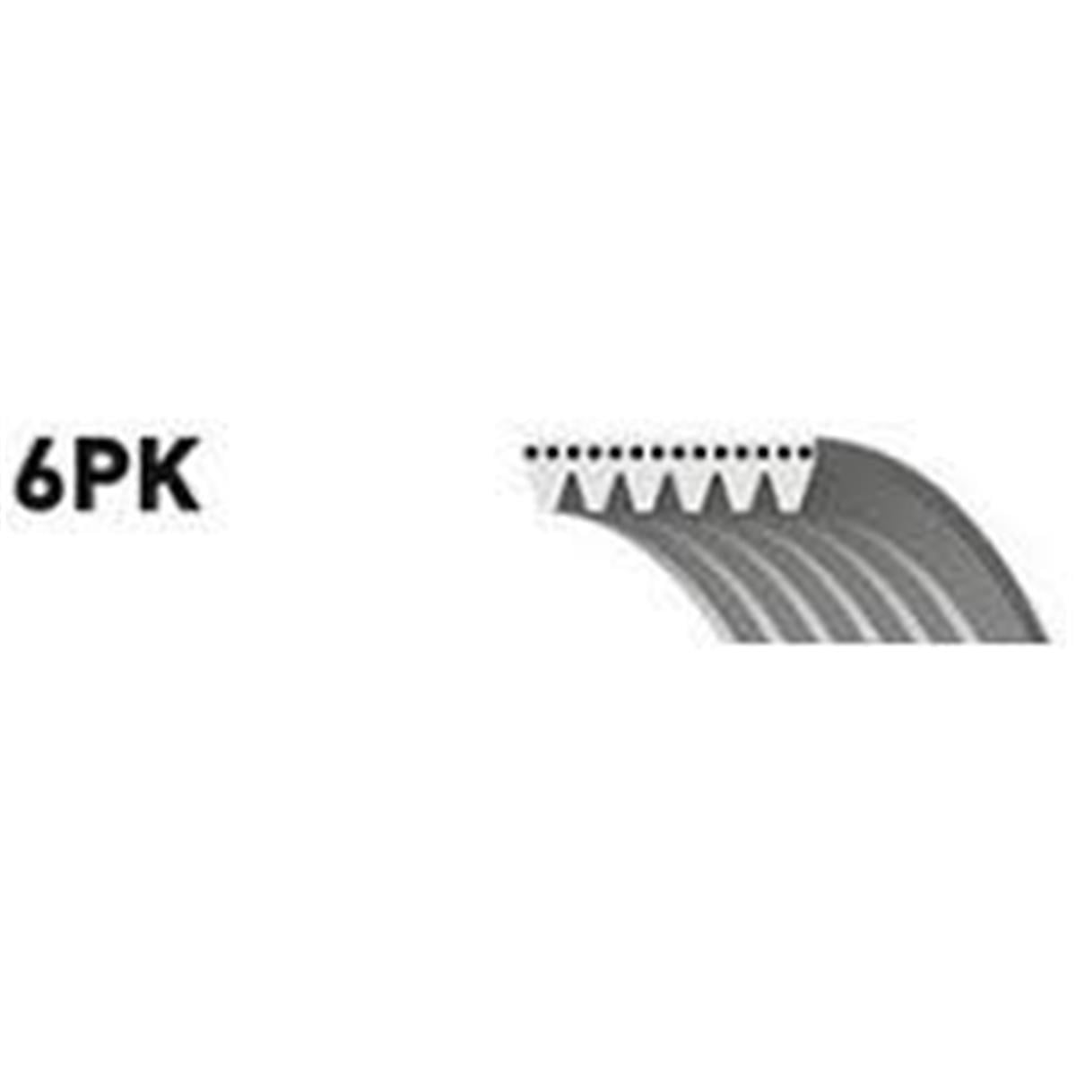 6Pk1452 - Kanallı Kayış Egea 16 500X 15 Astra J 10 Insıgnıa 08 Mokka X 12 Zafıra