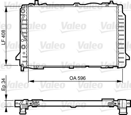 Audi 80 Radyatör VALEO