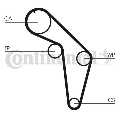 Audi 80 90 100 200 A6 Triger Kayışı CONTITECH