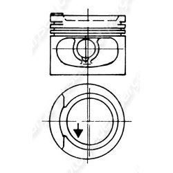 Audi 80 Piston Segman 1.8T 0.25 MM YENMAK