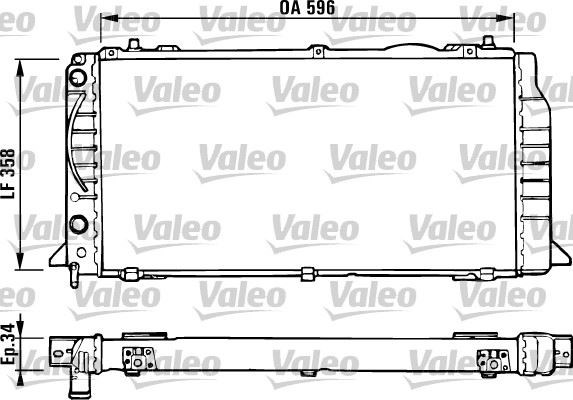 Audi 80 Radyatör VALEO