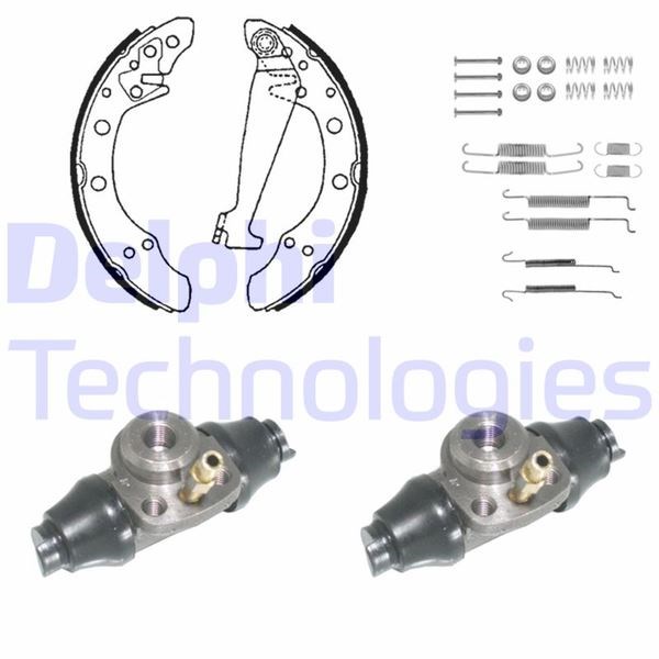 Audi 80 Seat Arosa VW Golf Lupo Polo Transporter Vento Arka Fren Pabuç Kiti DELPHI