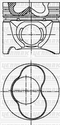 Audi 80 Piston Segman 1.9 STD YENMAK