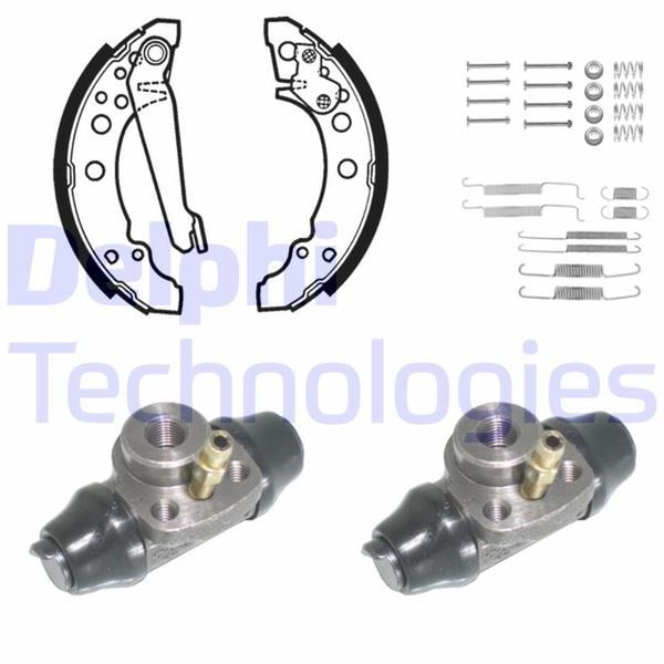 Audi 80 Coupe VW Derby Golf Jetta Passat Polo Santana Scirocco Arka Fren... DELPHI