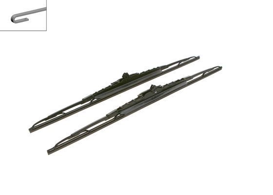 Peugeot 807 607 Citroen C8 Fiat Ulysse Ön Cam Sileceği Takımı 650-550mm BOSCH