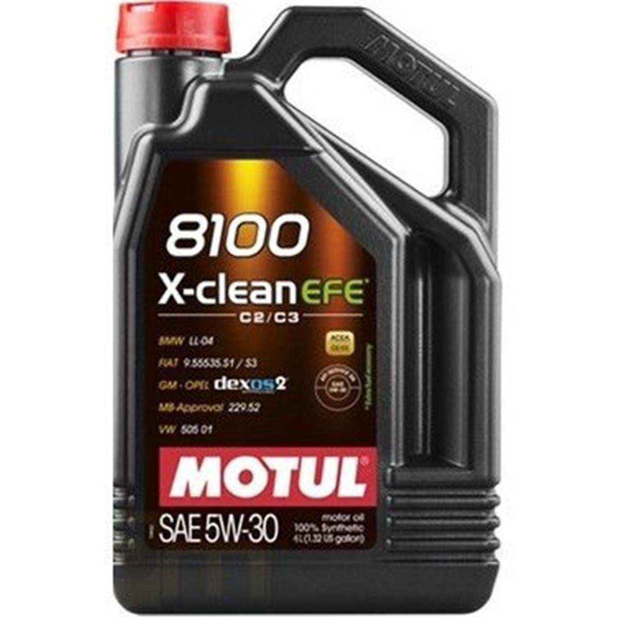 Motor Yagı 5W-30 Dexos 2 X-Clean Efe        4Lt