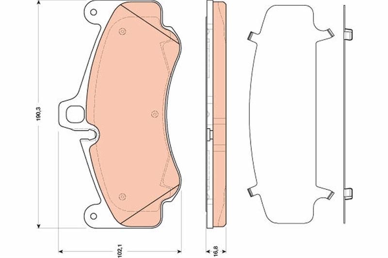 Porsche 911 Ön Balata TRW
