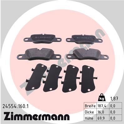 Porsche 911 Arka Balata ZIMMERMANN