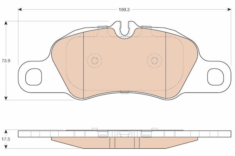 Porsche 911 Boxster Cayman Ön Balata TRW