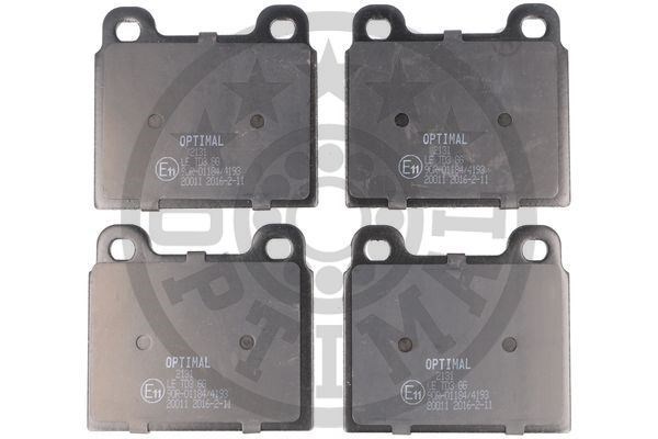 Porsche 911 Volkswagen Transporter T2 Diskli Fren Balata Seti OPTIMAL