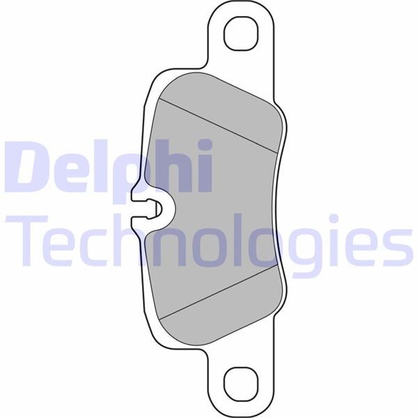 Porsche 911 Arka Fren Balatası DELPHI