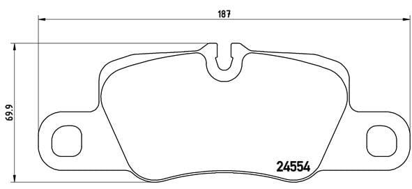 Porsche 911 Arka Balata BREMBO