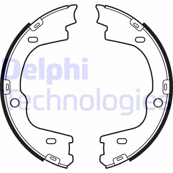 Porsche 911 Arka Fren Pabucu DELPHI