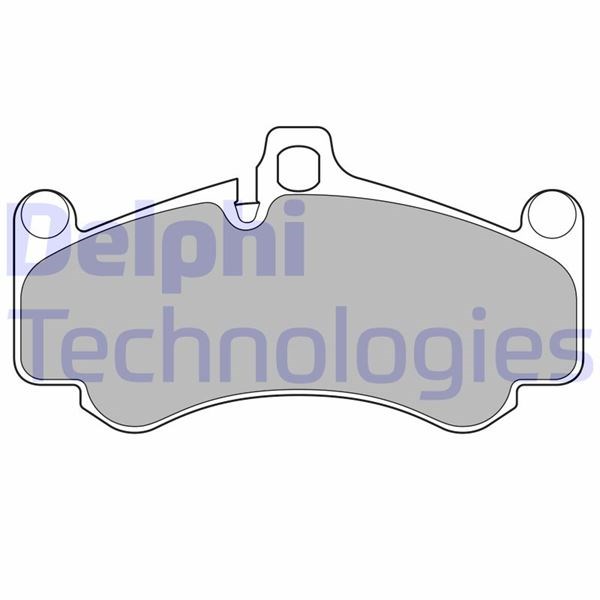 Porsche 911 GT2 Ön Arka Fren Balatası DELPHI