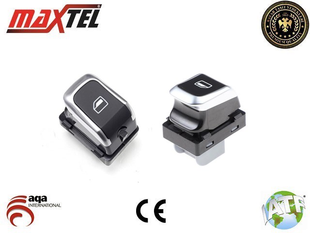 Audi A1 A4 A5 A6 A7 A8 Q3 Q5 Cam Kaldırma Anahtarı Sağ MAXTEL