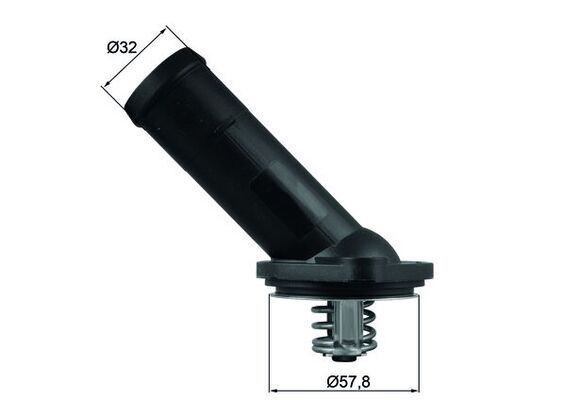 VW A1 Golf Plus Termostat 92C MAHLE