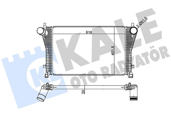 Audi A3 TT Seat Leon Leon ST Skoda Octavia III Superb III Volkswagen Golf... KALE-RADYATOR