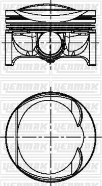 Audi Volkswagen A3 A4 A5 CC Passat 1.8 TFSI 16V 1.8 TSI 16V Piston Segman... YENMAK