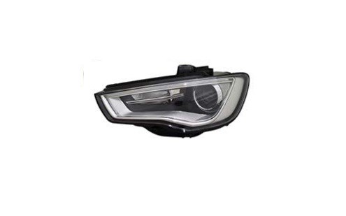 Audi A3 Ön Far Elektrik Motorlu Krom LED'li Xenon Tipi Sol TYC