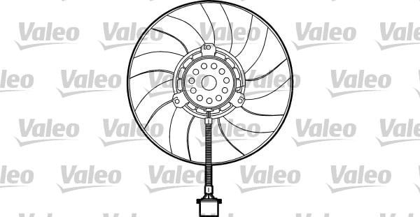 Audi A3 Volkswagen Bora Skoda Fan Motoru VALEO