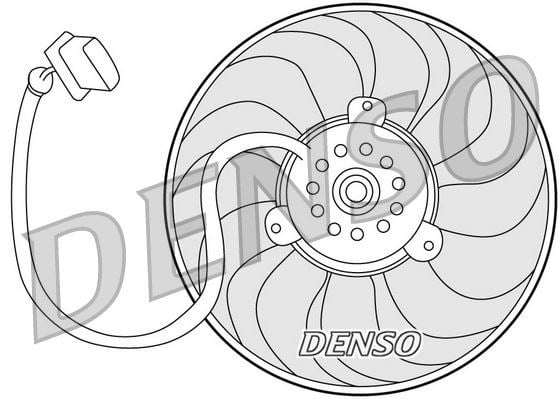 Audi A3 8L Radyatör Fan Motoru DENSO