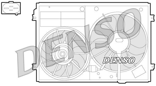 Audi A3 8P Radyatör Fan Motoru DENSO