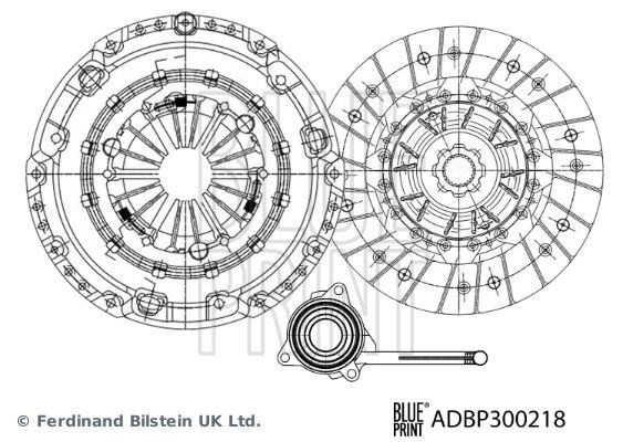 Audi A3 8V Debriyaj Seti BLUEPRINT