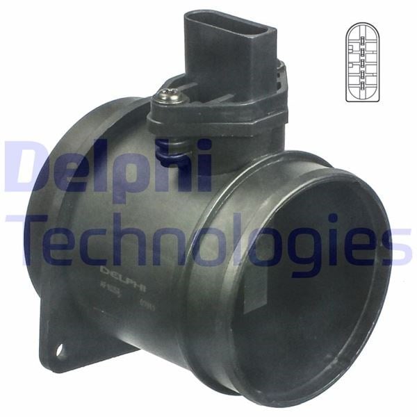 Audi A3 Debimetre Sensörü Komple DELPHI