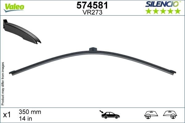 Audi A3 BMW X1 Volkswagen Touareg Silecek Süpürgesi 340 mm VALEO