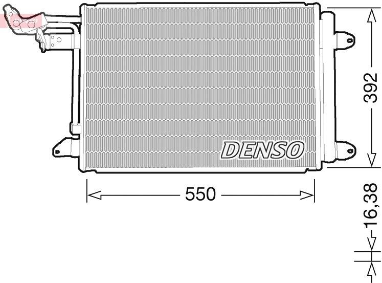 Audi A3 Klima Kondenseri DENSO