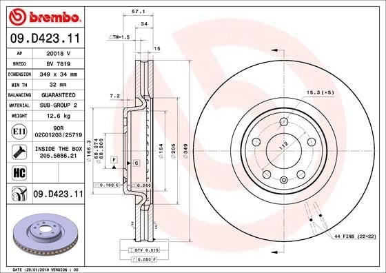 Audi A4 Fren Diski BREMBO
