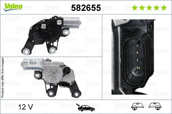 Audi A4 S4 RS4 Q7 Silecek Motoru Arka VALEO