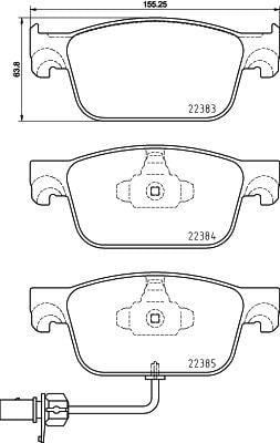 Audi A4 Disk Balata BREMBO