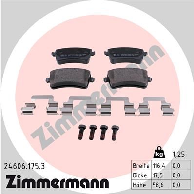 Audi A4 Arka Balata ZIMMERMANN