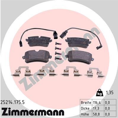 Audi A4 Arka Balata ZIMMERMANN
