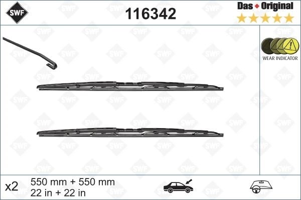 Audi A4 Ön Silecek Süpürgesi 550x550 mm Eski Tip VALEO