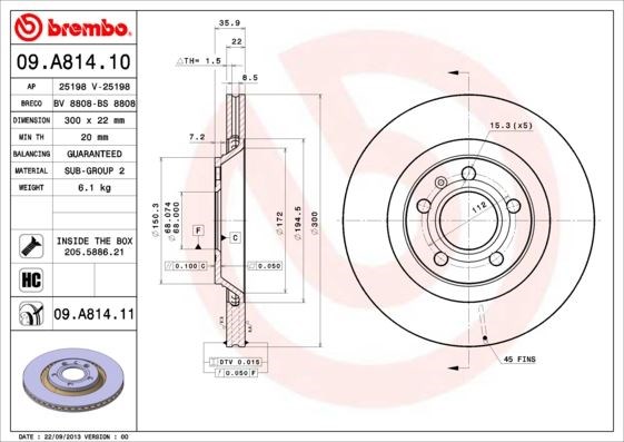 Audi A4 Arka Fren Diski BREMBO