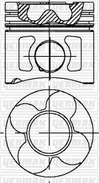 Audi A4 B5 A6 C5 A8 D2 2.5 TDI Piston Segman STD YENMAK