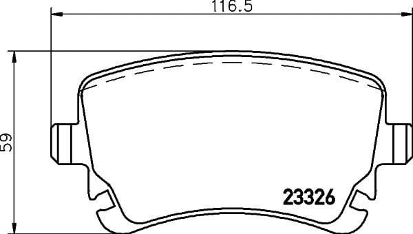 Audi A4 B6 Arka Fren Balatası BREMBO