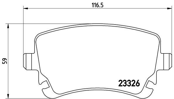 Audi A4 B6 Arka Balata BREMBO