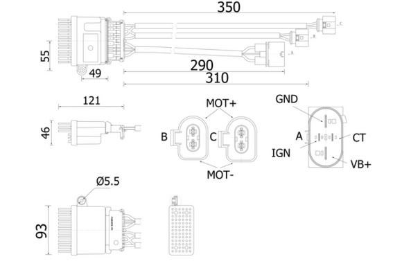 Audi A4 B8 Klima Fan Regülatörü ve Direnci MAHLE