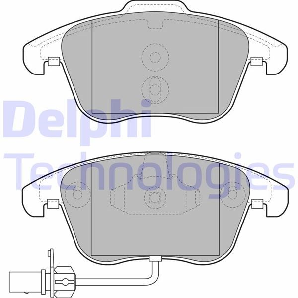 Audi A4 A5 Ön Balata DELPHI
