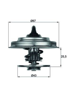 Audi A6 Mercedes Actros Trucks Termostat MAHLE