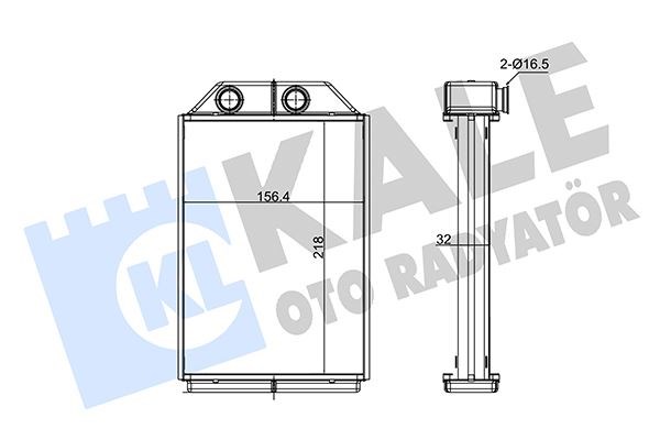 Audi A6 Allroad Kalorifer 01-04 KALE-RADYATOR