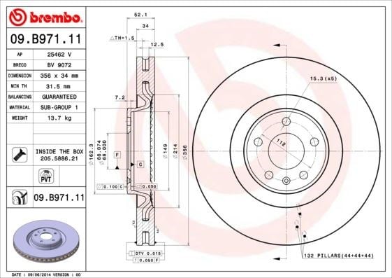 Audi A6 A7 A8 Ön Fren Aynası Havalı BREMBO