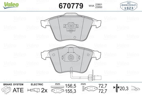 Audi A6 A8 Ön Balata VALEO