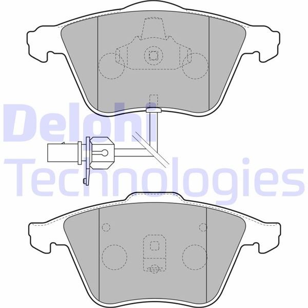 Audi A6 Allroad Seat Exeo Ön Fren Balatası DELPHI