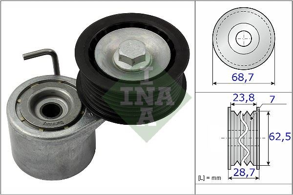 Audi A6 A7 Q7 Volkswagen Touareg Alternatör Gergi Rulmanı INA